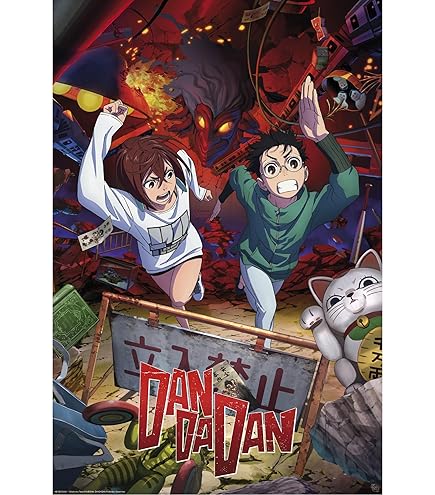 DAN DA DAN Anime Leinwand-Poster - 20x30 Cm, Ungerahmt