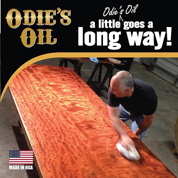 ODIE’S OIL – UNIVERSAL FINISH FOR WOOD, LEATHER, PLASTIC, VINYL, METAL & MORE – 9 OZ JAR – WATERPROOFS, FOOD SAFE, SOLVENT FREE NON-TOXIC FINISH