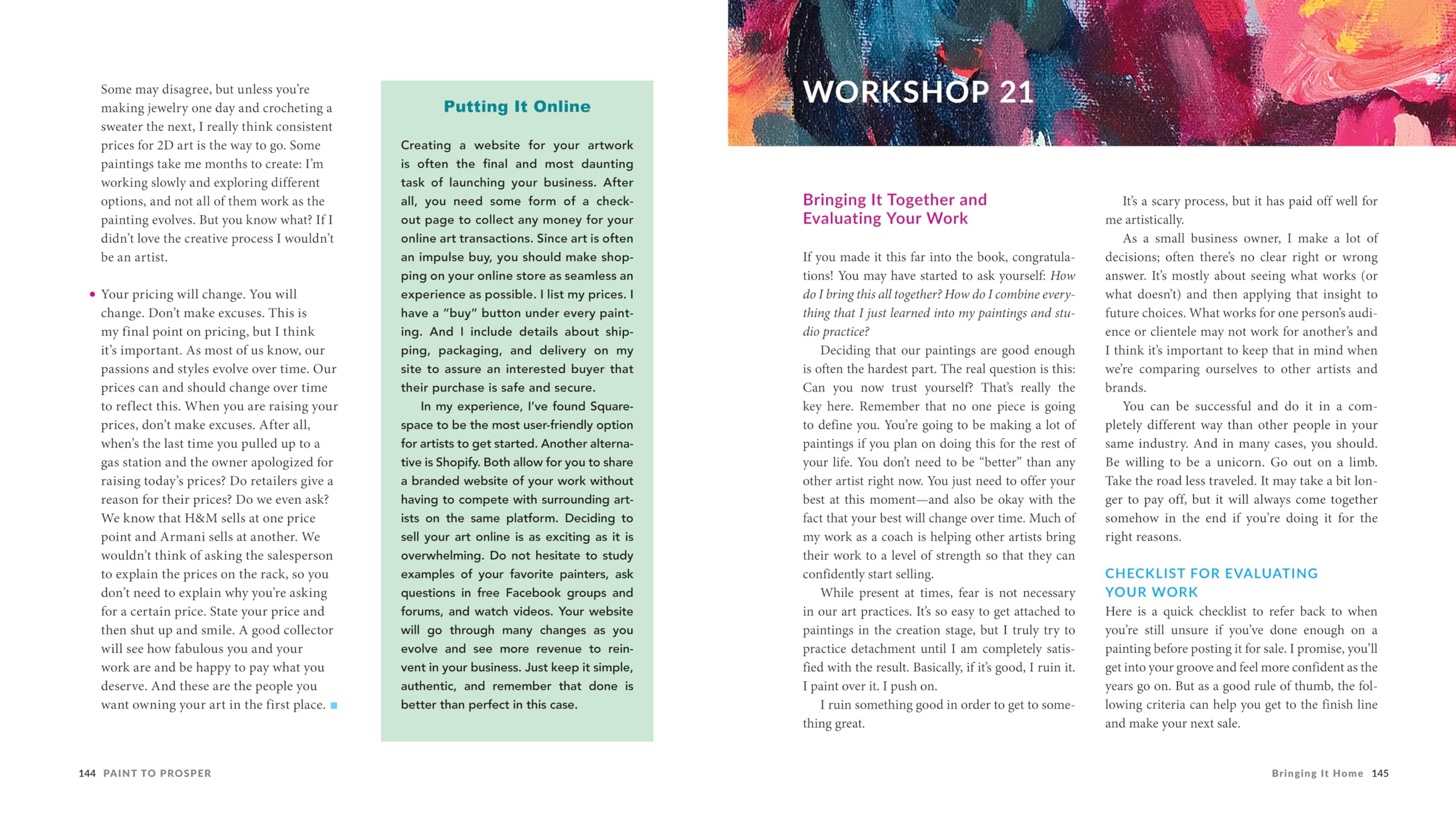 Paint to Prosper: Transform Your Art Practice and Build a Modern Art Business