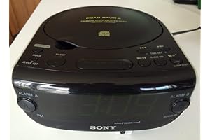 Sony ICF-CD815 AM/FM Stereo CD Clock Radio with Dual Alarm (Renewed)