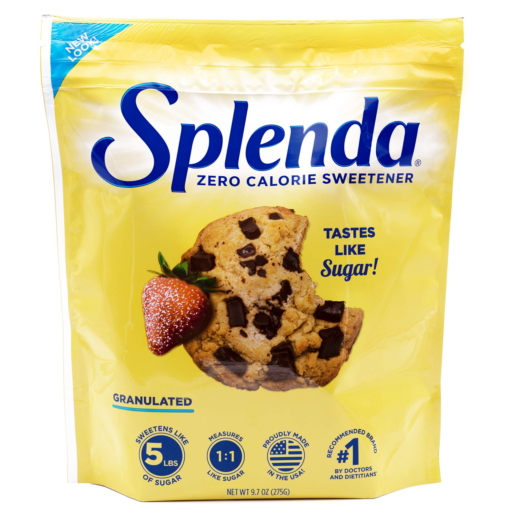 SPLENDA No Calorie Sweetener Granulated Sugar Substitute, 9.7 Ounce