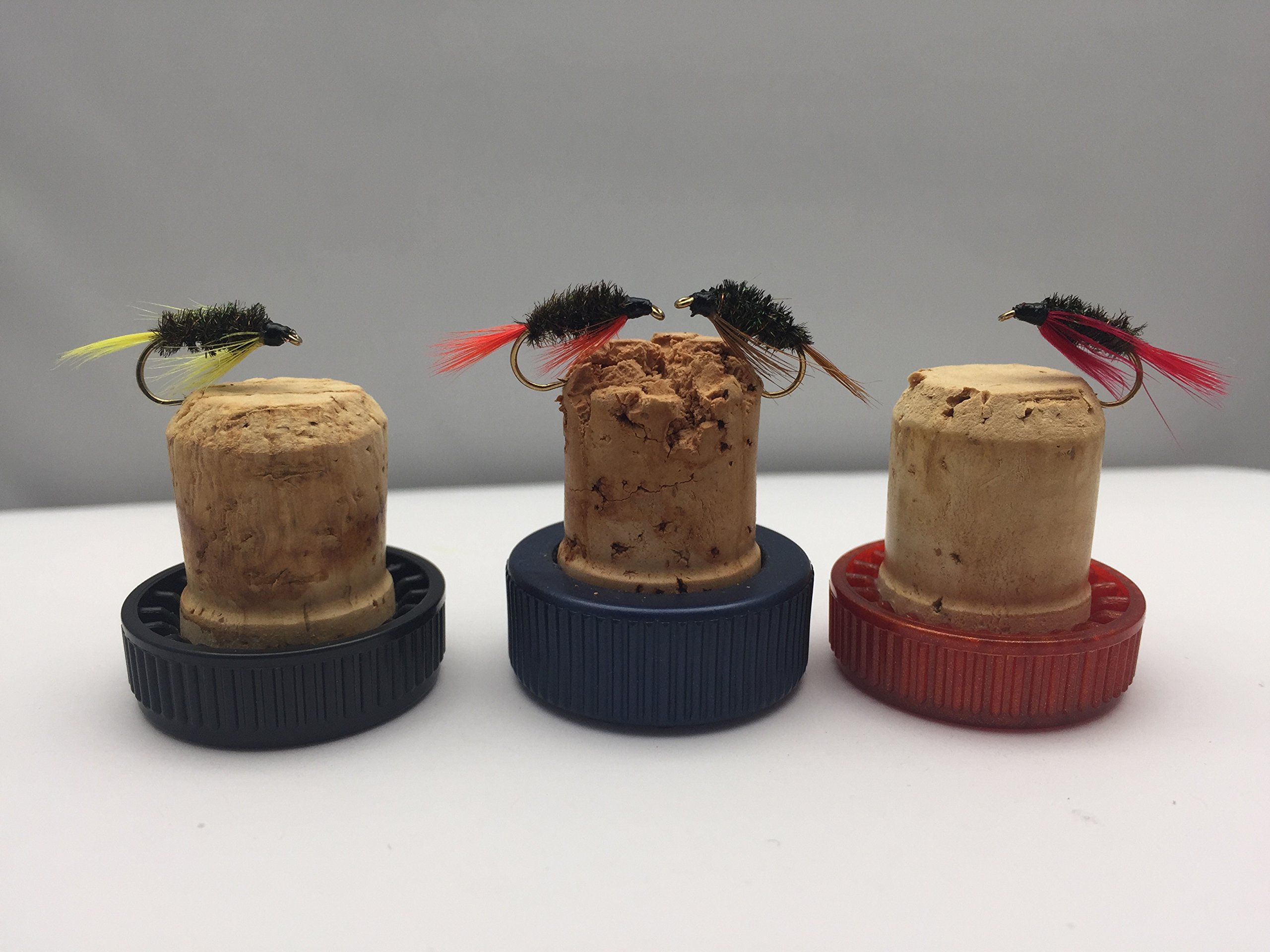 Fly Fishing Coloured and Natural Diawl Bach 24 Flies + FREE FLY BOX Size 10-16 Trout Flies
