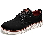Larwen Oxford Shoes for Men Dress: Black 13 Comfortable Formal Business Lace Up Walking Wedding Office Working Driving Shoe