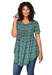 Roaman's Women's Plus Size Swing Ultra Femme Tunic