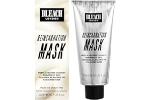 BLEACH LONDON Reincarnation Mask - Nutrient Rich, Repairs & Hydrates Dry, Damaged, Bleached or Coloured Hair, Vegan, Cruelty Free, 6.7 fl. oz.