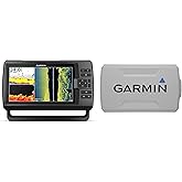 Garmin Striker Vivid 9sv Bundle with Transducer and Protective Cover, 9-inch Color Fishfinder, Vivid Scanning Sonar Color Pal
