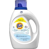 Tide Free & Gentle Liquid Laundry Detergent, 64 loads