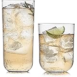 Libbey Polaris 16-Piece Tumbler and Rocks Glass Set, Axis