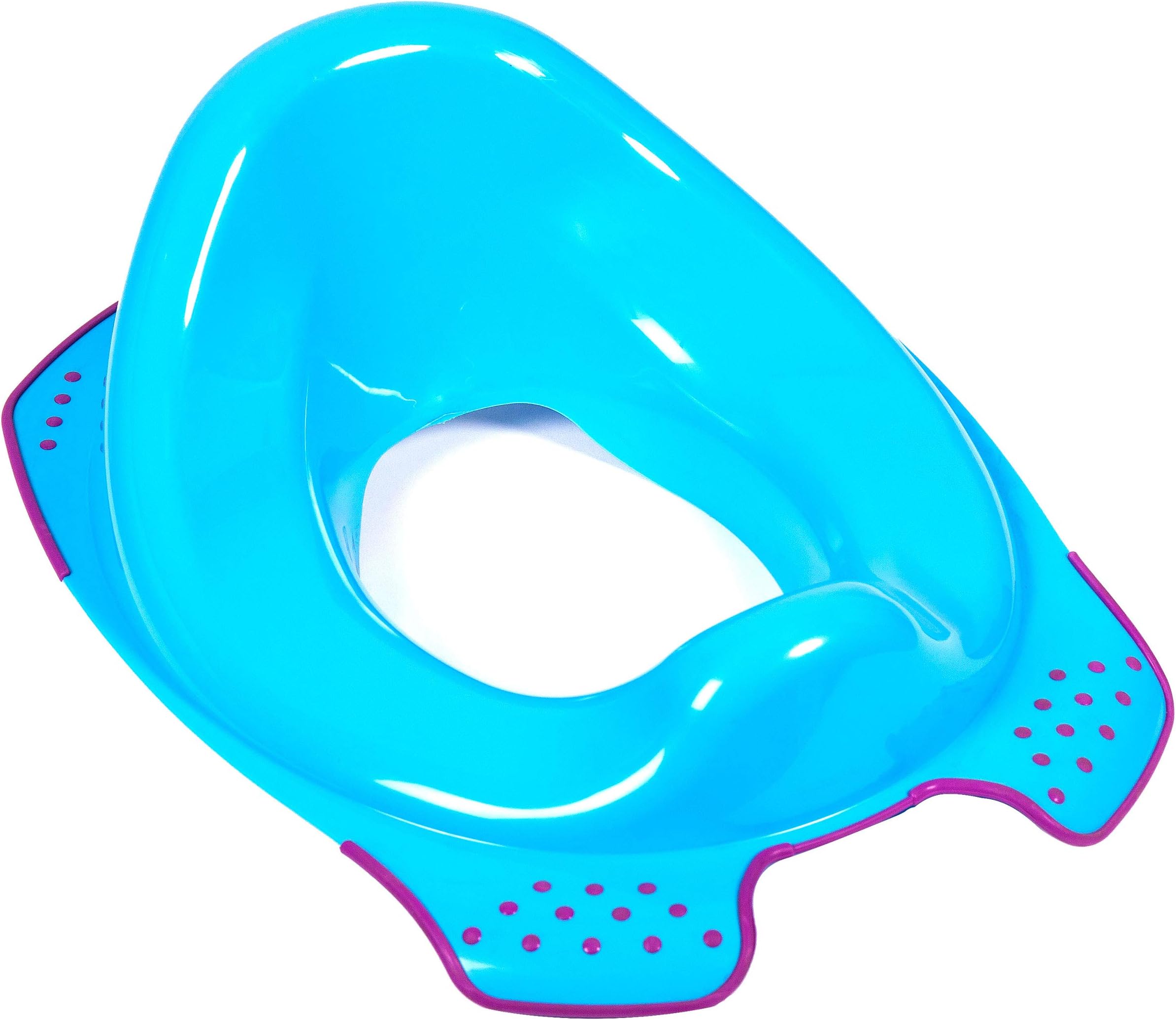 Smiki Toddler Training Toilet Seat for Babies Kids, 100% BPA-free Potty Trainer - Light Blue