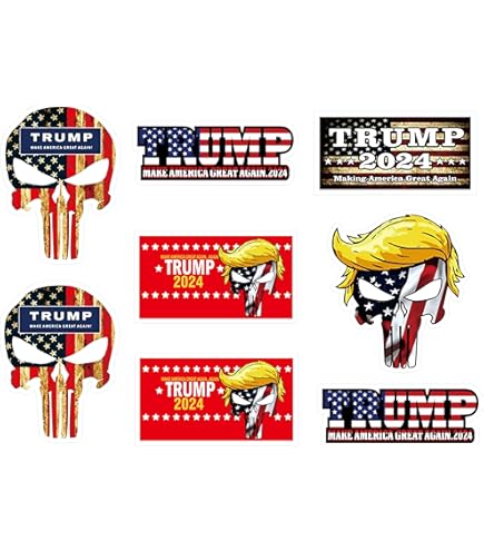 Amazon.com: Trump Mugshot Decal - Wanted for President - 3 Pack