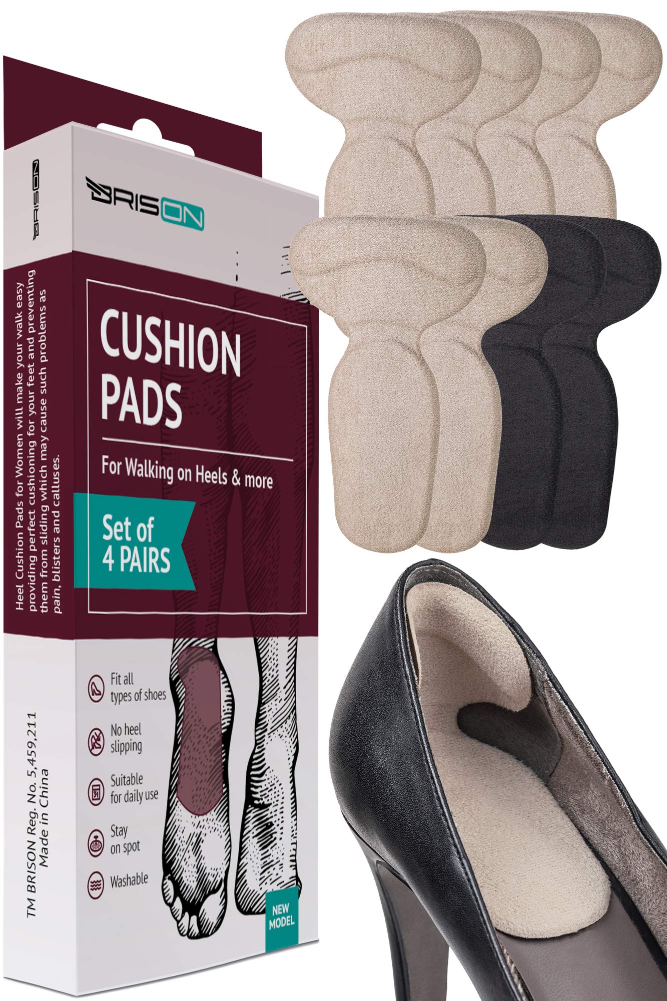 Ball of Foot Cushions High Heels 3 Pairs (6 Pieces