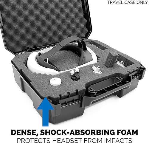 CASEMATIX Hard Case Compatible with Meta Quest 3S, Meta Quest