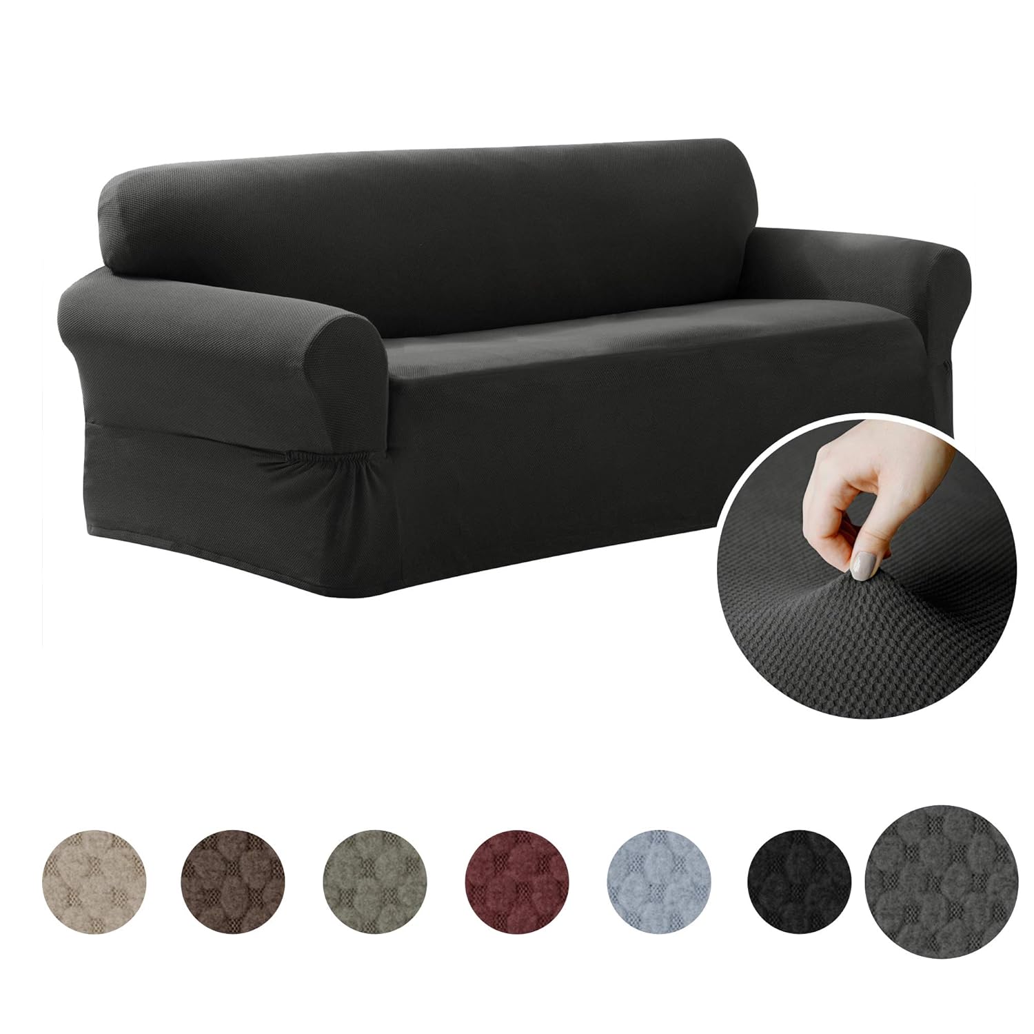 Best sofa cover textured linen