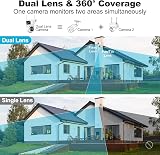 GENBOLT Dual Lens WiFi Security Camera Outdoor 2.4/5GHz PoE PTZ Color Night view 3