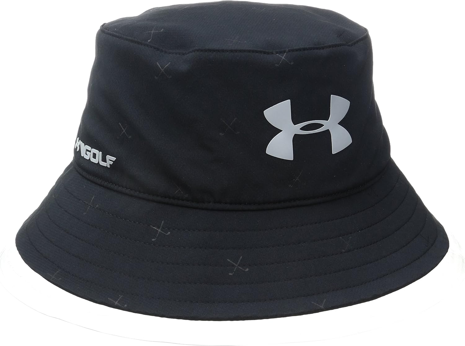 Under Armour Boys Golf Bucket Hat, Black (003)/Steel, One