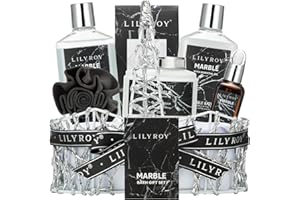 LILY ROY Spa Gift Baskets Set for Men and Women Bath Gift Basket Set Bath and Body Gift Baskets Works for Christmas Birthday Gifts for Mothers Father‘s Day Perfume Spa Kit Gifts Set Self Skin Care