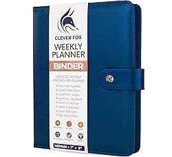 Clever Fox Weekly Planner Binder – Goal Setting