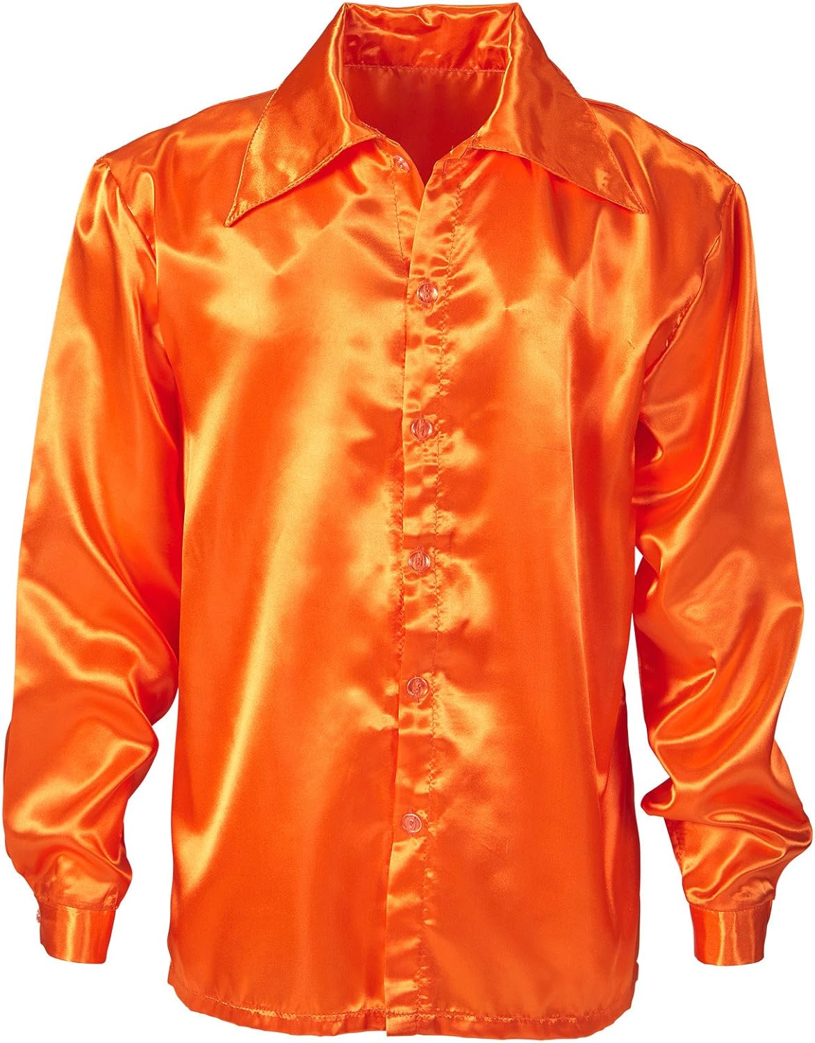 Widmann ? 70s Disco Shirt, Orange, XL