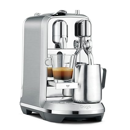 Nespresso Creatista Plus Coffee Machine, Silver by Sage