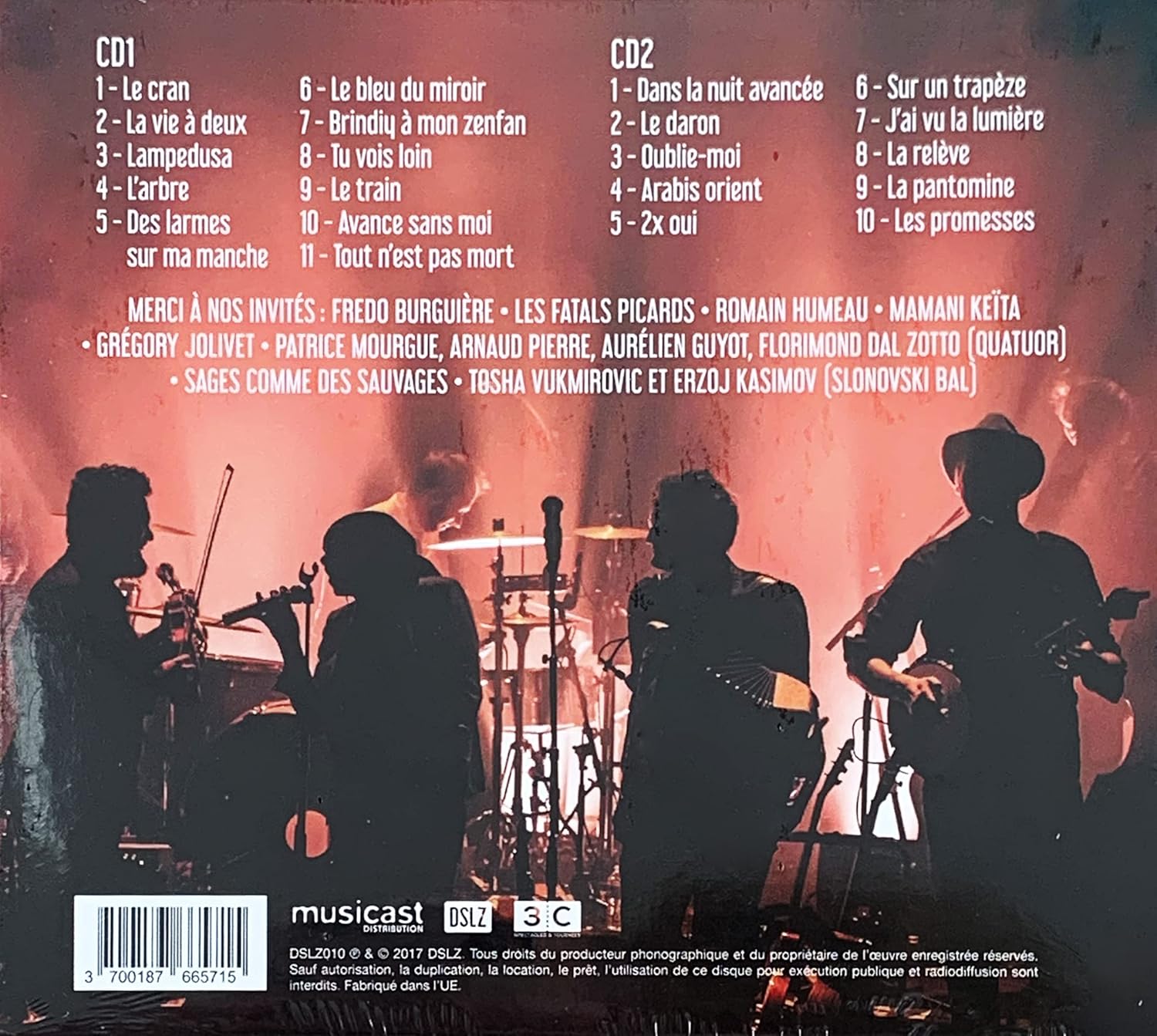 Les Mots D Amour Debout Sur Le Zinc Chords