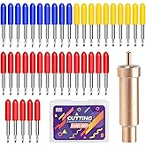 Cutting Blades - 40PCS Replacement Blades & 1 Housing for Cricut Blades for Explore Air/Maker/Expression, 20PCS 45° Standard 