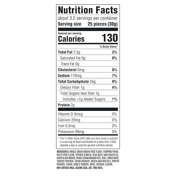 GOOD THINS GARDEN VEGGIE RICE SNACKS GLUTEN FREE CRACKERS, SNACK CRACKERS, 3.5 OZ