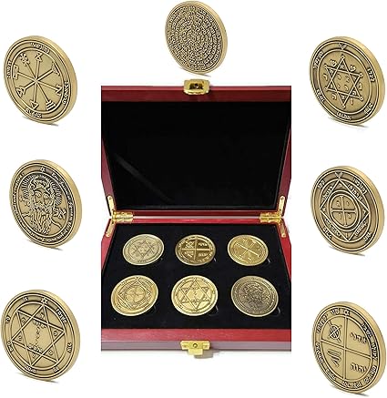 Amazon Co Jp ソロモン王 印章コインセット タリスマン カバラ 72 神の名前 おもちゃ
