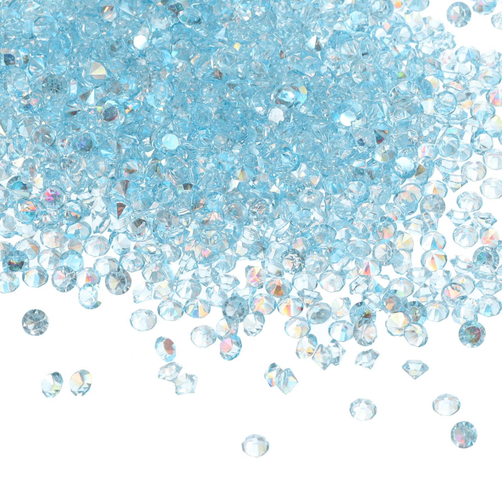 Photo 1 of ***MISSING PARTS***
PATIKIL 14000Pcs Wedding Table Scatter Confetti Crystals 3mm Acrylic Diamonds Vase Fillers Gems for Table Centerpiece Decorations Bridal Shower Party, Light Blue AB