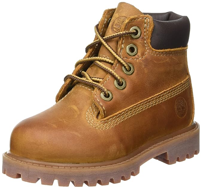 Timberland Authentics FTK 6 In WP Boot 80904, Unisex-Kinder Stiefel, Braun (Medium Brown Rust), EU 39 (US 6)