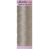Mettler Silk-Finish Solid Cotton Thread, 164 yd/150m, Titan Gray
