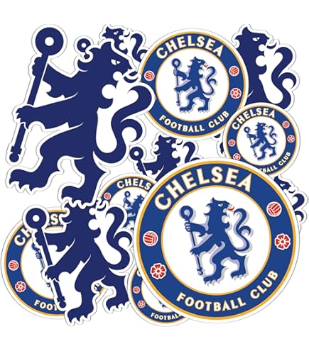Chelsea Emblema oficial do FC, broche de metal, brasão do clube azul