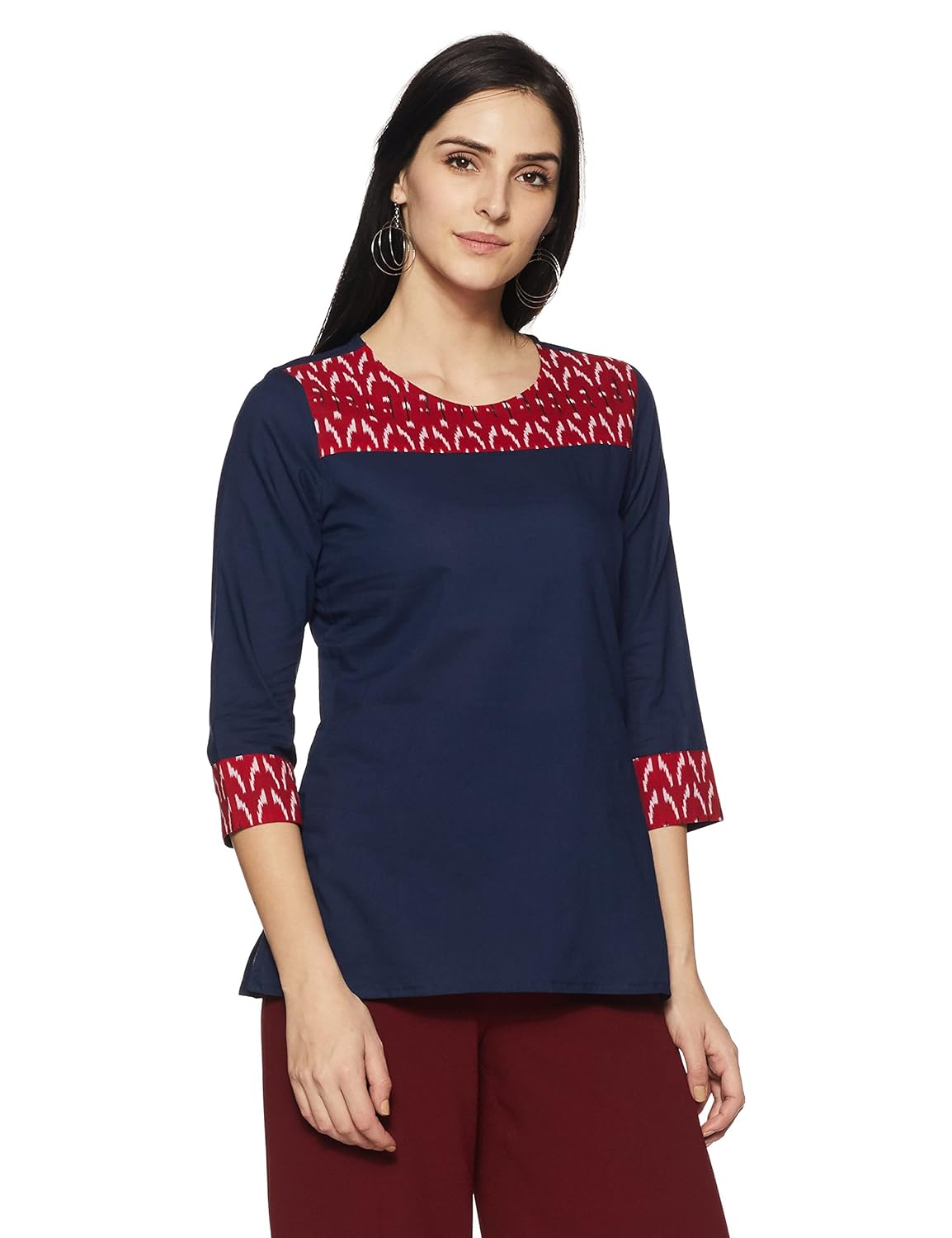 amazon brand- myx women's straight cotton kurta