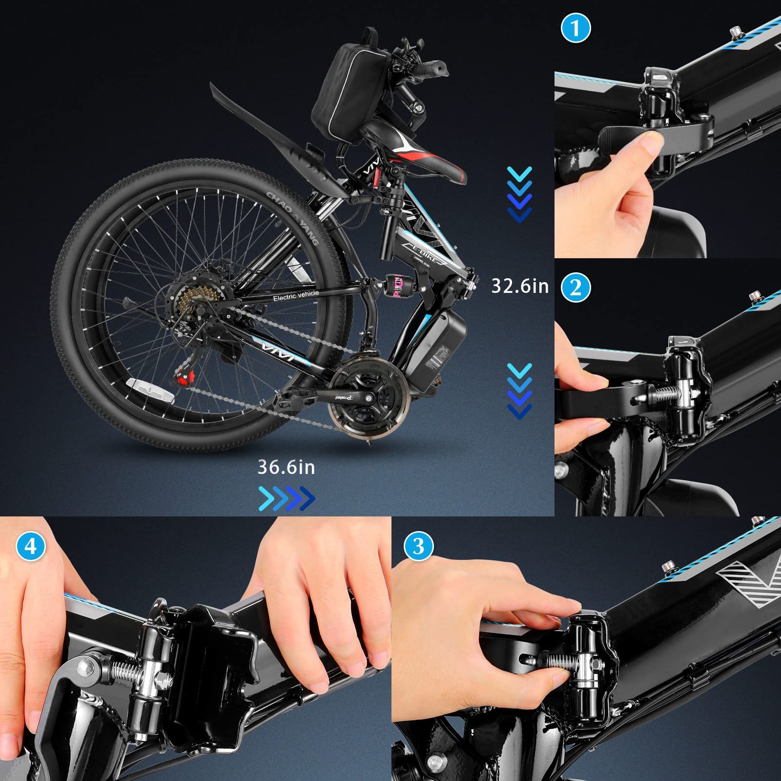 Vivi Electric Bike Price Vivi Folding Electric Bike 750W Peak