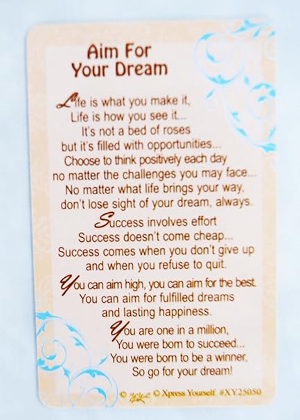 But Pour Votre Reve Portefeuille Carte Souvenir Dicton Citation Positive Vie Ami Cadeau Amazon Fr Fournitures De Bureau But Pour Votre Reve Portefeuille Carte Souvenir Dicton Citation Positive Vie Ami Cadeau Amazon Fr Fournitures De Bureau