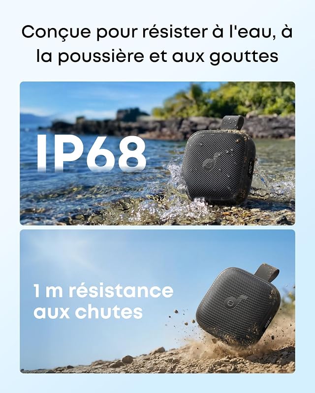 par Anker Boom Go 3i, Enceinte Bluetooth Portable