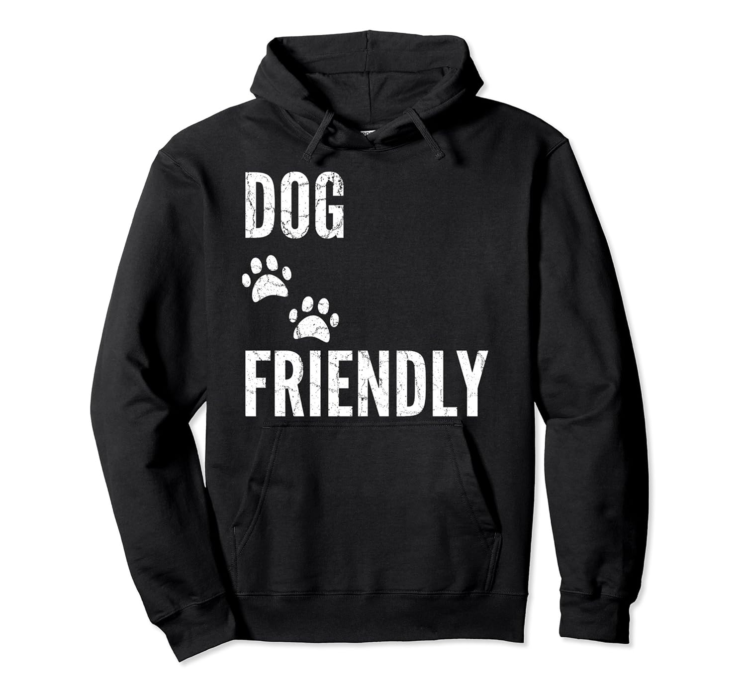 Dog Friendly Hoodie with Paw Prints4LVS