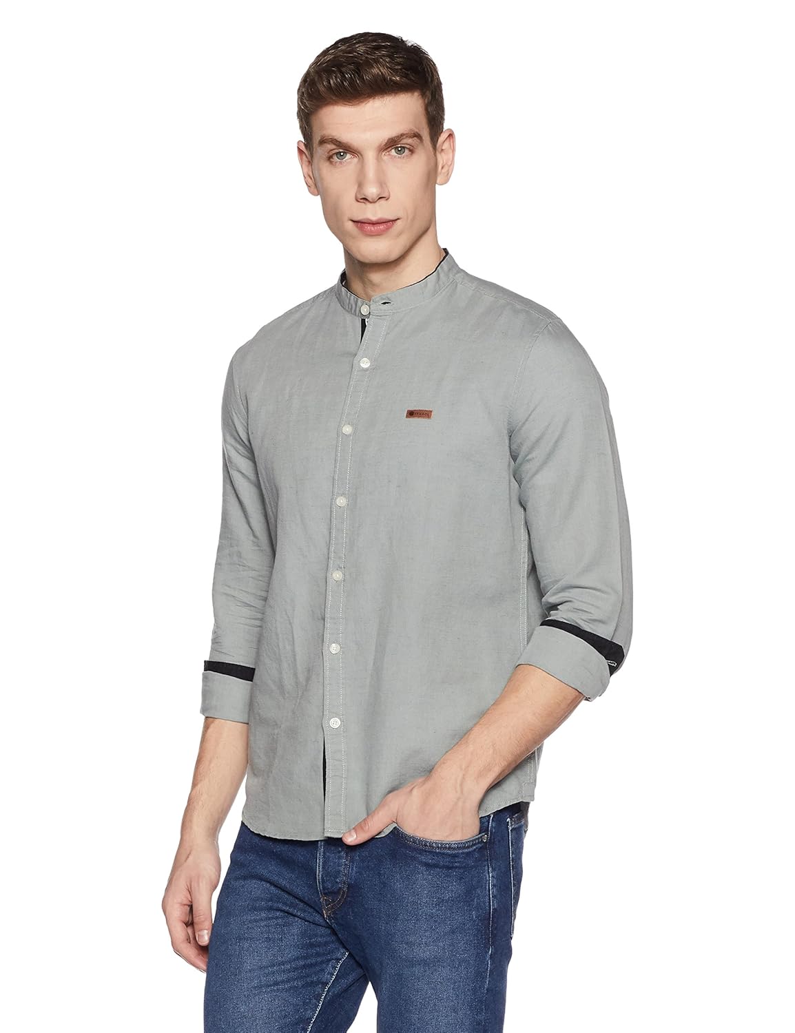 symbol amazon brand men's casual regular fit shirt