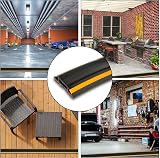ZOFORTY Black Rubber Floor Cable Protector 3M Yellow Line Wire Cover Animal view 7