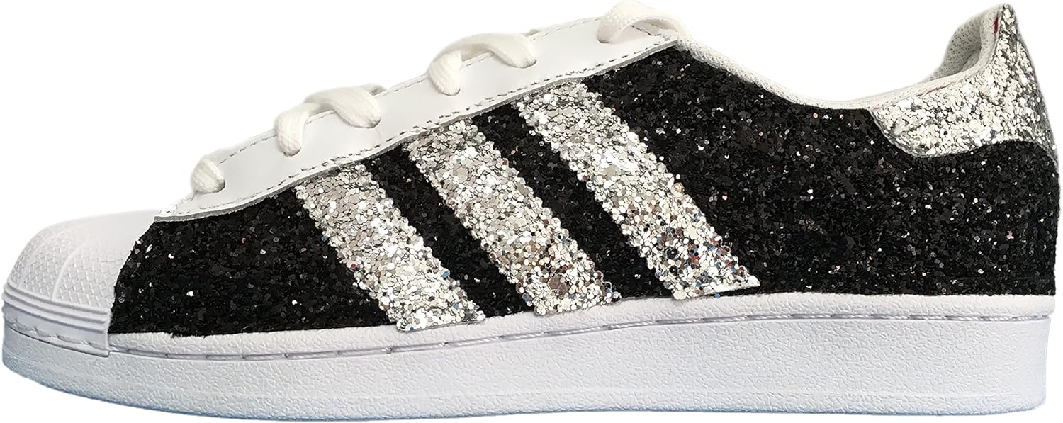 scarpe adidas superstar bianche e argento