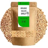 Organic Hulled Barley, 2 lb | High-Fiber, Whole Grain Ancient Grain, Healthy Rice &amp; Quinoa Substitute, For Meal Prep, Soups &amp; Salads, Non-GMO
