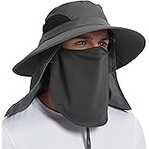 EINSKEY Wide Brim Sun Hat, UPF 50+ UV Protection Waterproof Packable Bucket Hat for Men & Women, Fishing Hiking Beach Garden