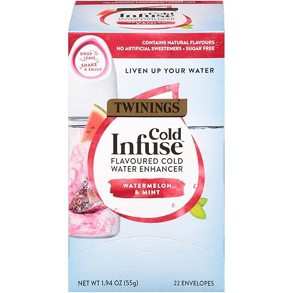 TWININGS COLD INFUSE WATERMELON & MINT, 22 INFUSERS