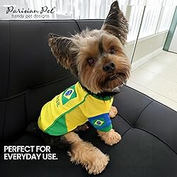 Parisian Pet Dog Jersey – Embroidered Brasil Mesh
