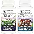 Host Defense Bundle with MycoBotanicals Brain* Capsules, 60 Count & MycoBotanicals Stress Decompress* Capsules, 60 Count - Support Memory & Focus - Support Relaxation*