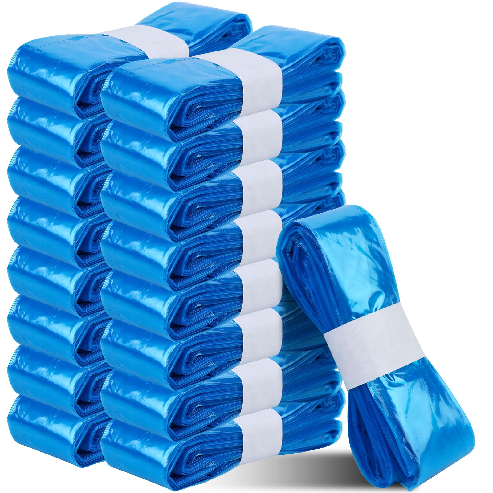 16 Pcs Nappy Bin Refills 4.5 m Baby Scented Diaper Pail Refill Bags Plastic Nappy Disposal Bags for Diaper Bucket Nappys Bin Liners Replacement Strong Seal Compatible with Most Nappys Disposal Systems