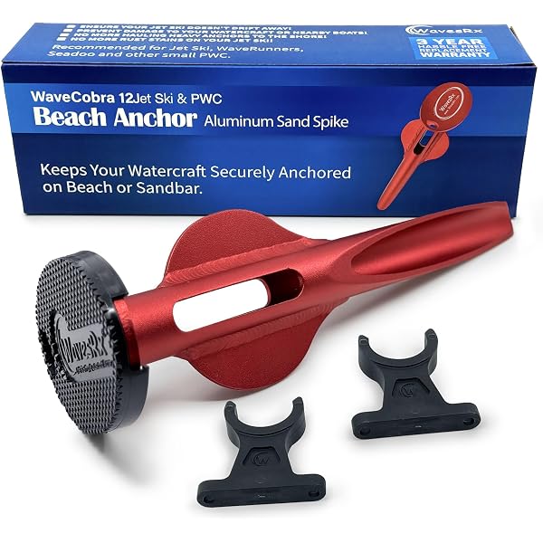 thumbnail image 2 of 36-Inch Stainless Steel Sand Spike Boat Anchor - Fully Welded 304 SS, For Kayak, Jet Ski, Pontoon In Shallow Water & Beach 2 of 14