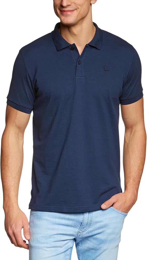 Jack and Jones Polo Shirt Men's Top Dark Blue Medium Amazon.co.uk
