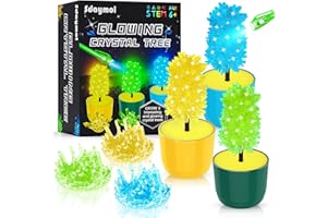 sdaymol Glowing Crystal Growing Kit, Science Kits for Kids Age 8-12, DIY Educational Science Experiments Lab Toys - STEM Projects Toys for Kids & Teen Boys/Girls Arts & Crafts Kits Ages 6 7 8 9 10 12
