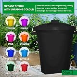 Neat 90L Garden Bin Black Outdoor Dustbin with Lid Clip Lock UK Made view 3