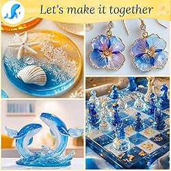 JHKL RESIN Epoxy Resin Kit 1 Gallon Crystal